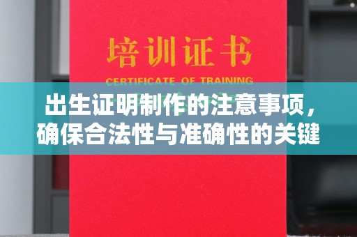 呈贡出生证明制作的注意事项，确保合法性与准确性的关键步骤
